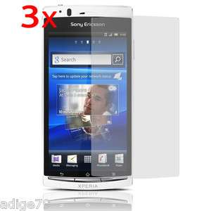 3x Sony Ericsson Xperia Arc S Displayschutzfolie Schutz Folie Handy 