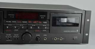 Tascam 202 MK III Dual Stereo Cassette Tape Dub Deck  
