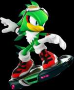 TOMY  Jet The Hawk   Free Riders 3   Sonic  NEW  