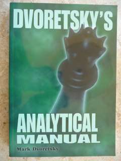 Chess Book,Dvoretskys Analytical Manual,by Mark Dvoretsky,SB 