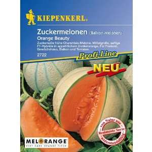 Zuckermelonen Orange Beauty F1 Hybride (Balkon Melonen)  
