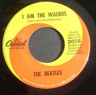 THE BEATLES Hello Goodbye~I Am The Walrus ORIG 45 & PICTURE SLEEVE 
