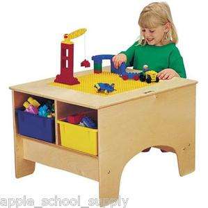 Jonti Craft Duplo Building Table w/ 4 Colored Tubs   57459JC  