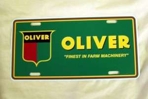 Vintage Oliver Tractor Farm Equipment License Plate  