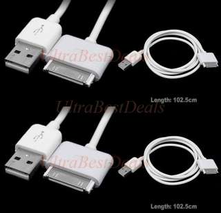 Pack New Original OEM Apple iPod iPhone 3GS 4 4S USB Charging Data 