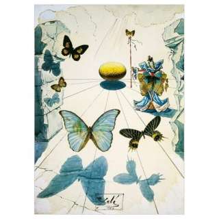 Salvador Dali   Schmetterlinge Poster Kunstdruck (70 x 50cm)  