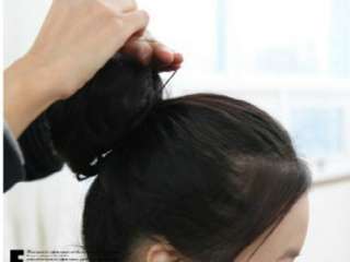   Haarverlängerun​g Hepburn Dutt Perücken Haarknoten 5 Farben  
