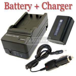 For SONY NP FV50 Battery + Charger NP FV30 FV70 FV100  