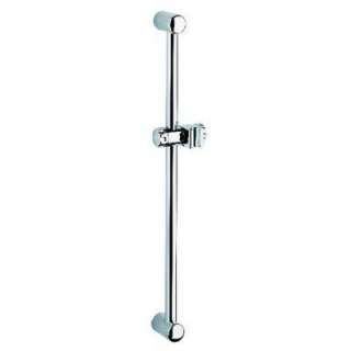 GROHE 24 in. Wall Mount Shower Bar in Starlight Chrome 28 666 000 at 