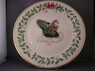 LENOX ANNUAL HOLIDAY COLLECTORS PLATE 1991  