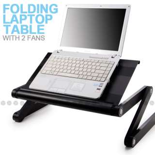Faltbar Laptoptisch Klapptisch Laptop Tisch Betttisch 2 Kühler 
