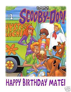 Scooby Doo edible cake image frosting sheet  
