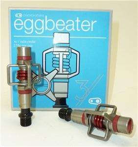 11 Crank Brothers Eggbeater 3 pedals xc race RED NEW  