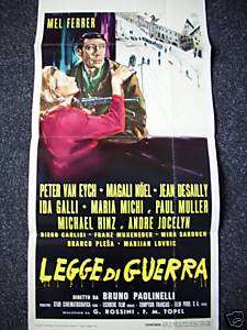 LEGGE DE GUERRA   KRIEGSGESETZ FILMPLAKAT 1961 RAR 003  
