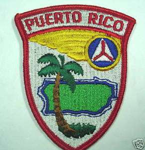 PUERTO RICO CAP COLOR PATCH INSIGNIA CIVIL AIR PATROL  