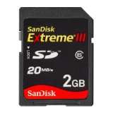  SanDisk Extreme III SD 2GB SD Speicherkarte Weitere 