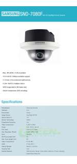 SAMSUNG CCTV SND7080F Day&Night FULL HD NETWORK CAMERA / for NTSC 