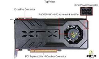 New* XFX RADEON HD 4850 1GB GDDR3 PCI E Graphics Card  