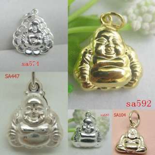 925 STERLING SILVER CHARM PENDANTS MIXED BEADS BUDDHA FIT EARRINGS 