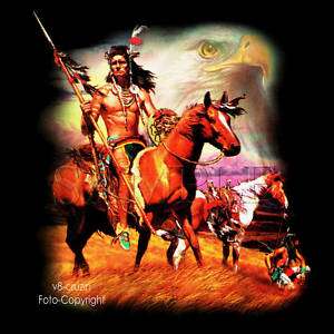 Western Indianer Pferde Westernreiten T Shirt *9315  