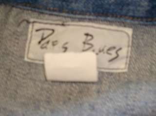 Womens preowned Paris Blues denim jean jacket, size Medium.