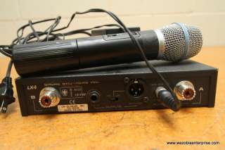 SHURE LX LX4 WIRELESS MICROPHONE SYSTEM  