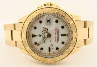 Ladies Rolex Oyster Perpetual 18K Yacht Master Watch  