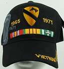 NEW BLACK U.S. ARMY 1ST CAVALRY VIETNAM VETERAN BASEBALL CAP