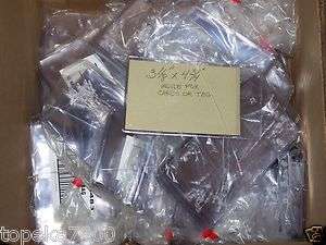 CLEAR VINYL CARD/TAG/ID Pouches with Ties 500 total BULK SALE  