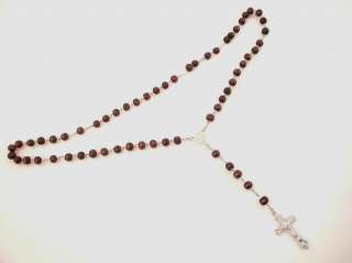 Rosenkranz Kette Jesus Anhänger Halskette Kreuzkette Herren Damen NEU 