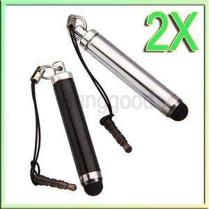 2x Mini Capacitive Retractable Stylus Touch Pen For iPhone 4S 4G 3GS 