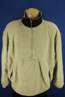 NICE Sunice Golf Beige Fleece Pullover Jacket Large  