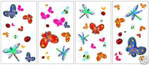 JELLY BUG BUTTERFLY Room Decor WALL STICKERS Decals Kid  