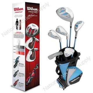 Wilson Profile Girls Junior Golf Club Set Blue Right Hand Ages 10 13 