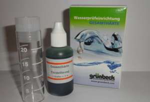 Grünbeck Meßbesteck für Wasserhärte messen Kalk Wasser  