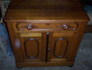 Chestnut Washstand with Walnut Trim and Pulls  