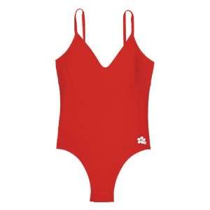 Tchibo Damen Badeanzug rot  Sport & Freizeit