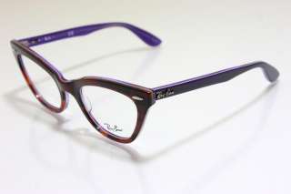 Rayban New Frames Eyeglasses Eyewear RX 5226 5031 49mm Havana Violet 