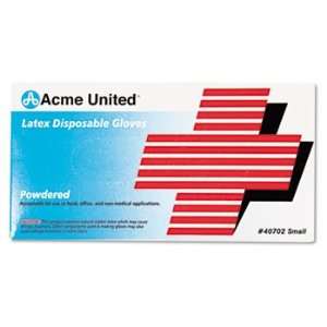  Acme United Gloves GLOVES,LATEX,SML,100/BX (Pack of 8 