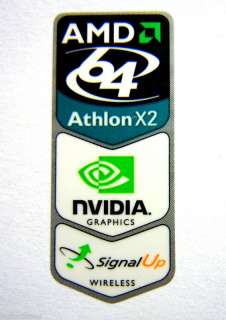 AMD 64 Athlon X2 NVIDIA SignalUp Sticker 18x43.5mm[304]  