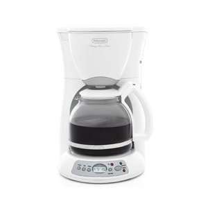  Delonghi 12 Cup Drip Coffee Maker White #DC59TW Kitchen 