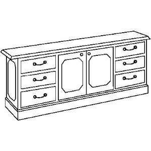  DMI Office Furniture Governors Collection Storage Credenza 