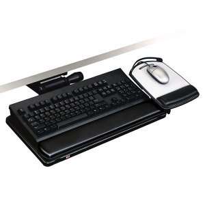 Adjustable Keyboard Tray. KEYBOARD TRAY ADJUSTABLE EASY 17.75IN TRACK 