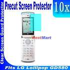 10x Glossy Screen Guard Protector For LG GD580 Lollipop