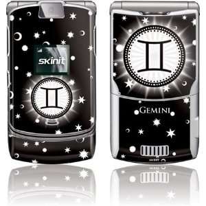  Gemini   Midnight Black skin for Motorola RAZR V3 