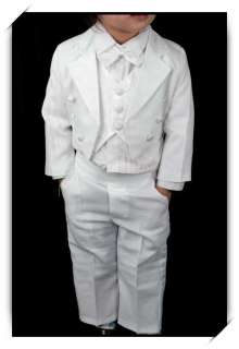  Costume enfant mariage queue de pie 4 ans VCS1 blanc