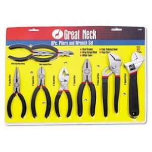 Great Neck® 8 Piece Steel Plier and Wrench Tool Set TOOL 