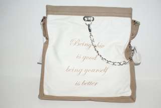 BORSA LE PANDORINE P/E 2012 POSTINA   BEING CHIC   ECO   BIANCO 