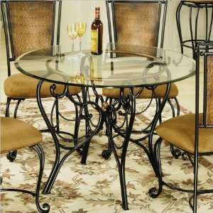  Milan Round Dining Table   Hillsdale 4527 810 Furniture & Decor