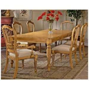  Hillsdale Wilshire Rectangle Pine Finish 7 Piece Dining 